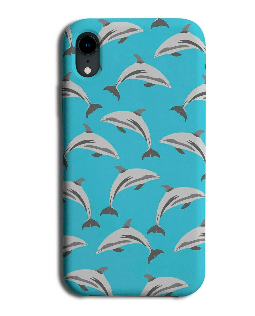 Dolphin Oil Painting Design Phone Case Cover Picture Dolphins Ocean Marine F534