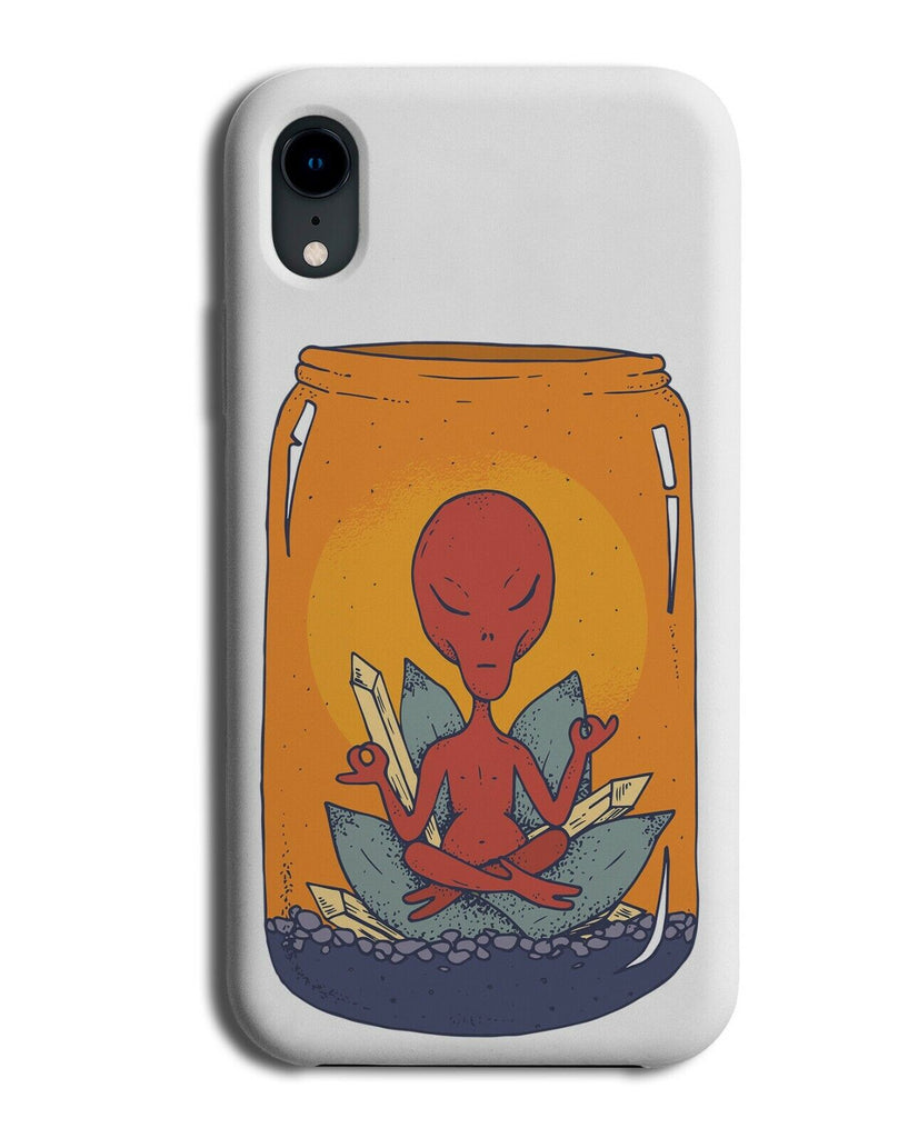 Yoga Alien On Cushion Phone Case Cover Meditating Funny Spiritual Present i926