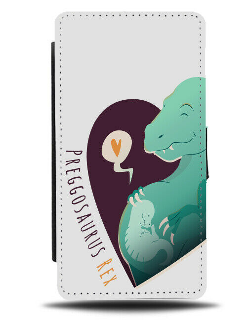 Pregnant Dinosaur Phone Cover Case Pregnancy Preggers Baby Shower Mummy J229