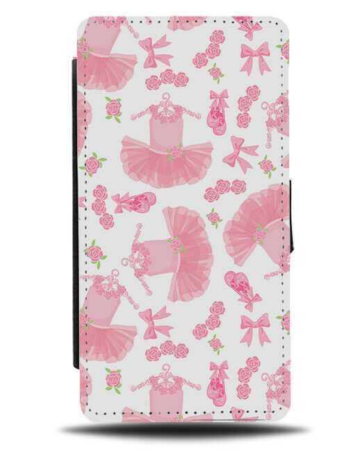 Childrens Pink Tutu Design Flip Wallet Case Tutus Ballet Ballerina Gift E843