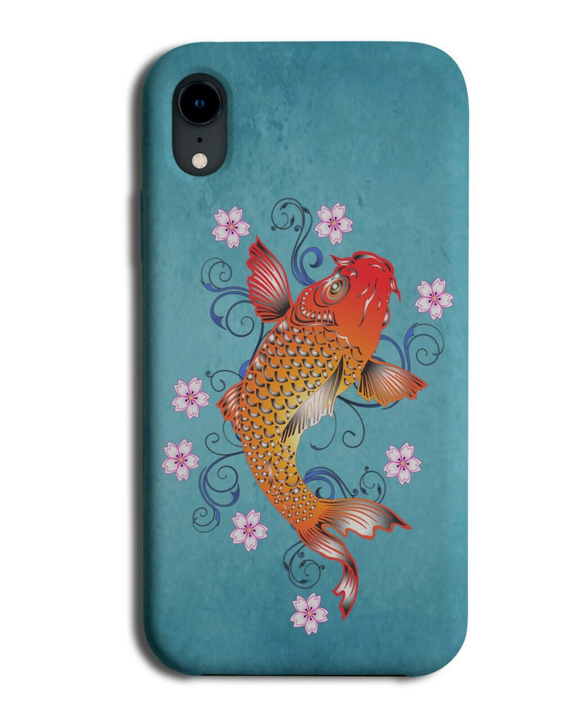 Japanese Koi Fish Phone Case Cover Floral Flowers Kois Carp Oriental si395
