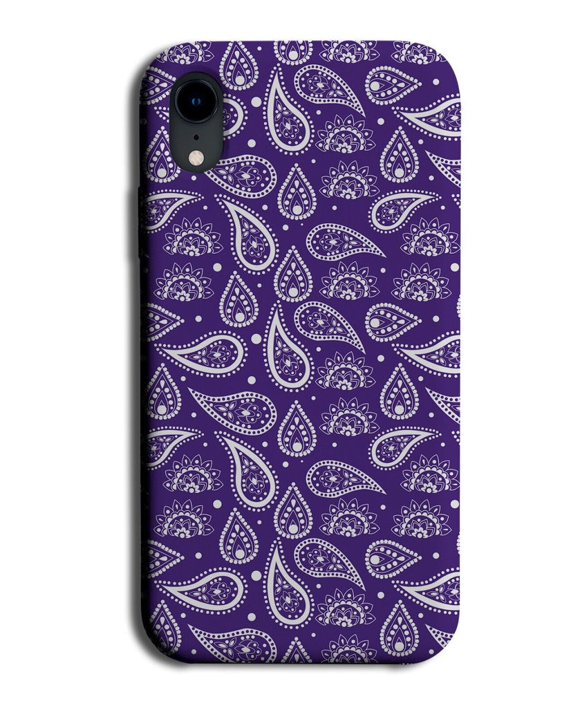 White and Purple Paisley Tribal Pattern Phone Case Cover Paisleys Shapes CK66