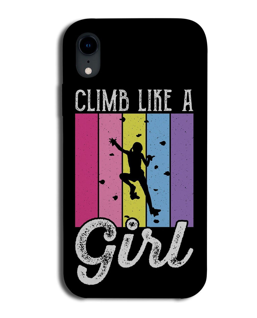 Girls Rock Climbing Phone Case Cover Girl Climb Rocks Wall Climber Girl DG47