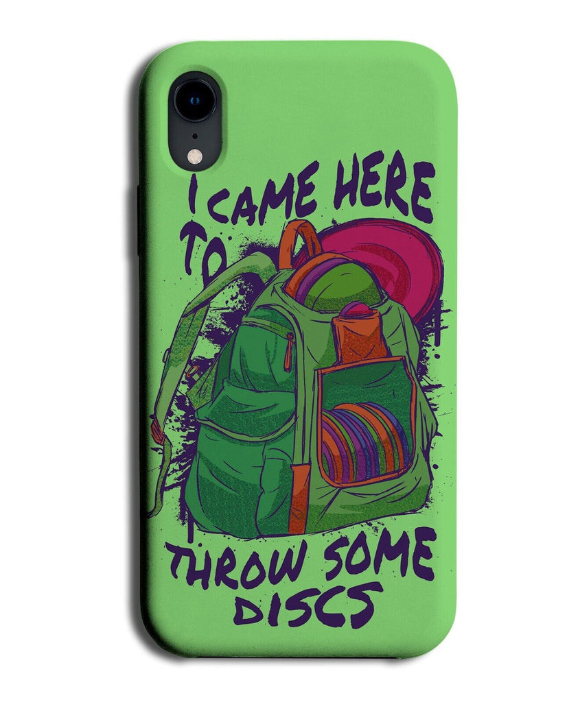 I Came Here To Throw Discs Phone Case Cover Disc Frisbee Frisbees Sport P766