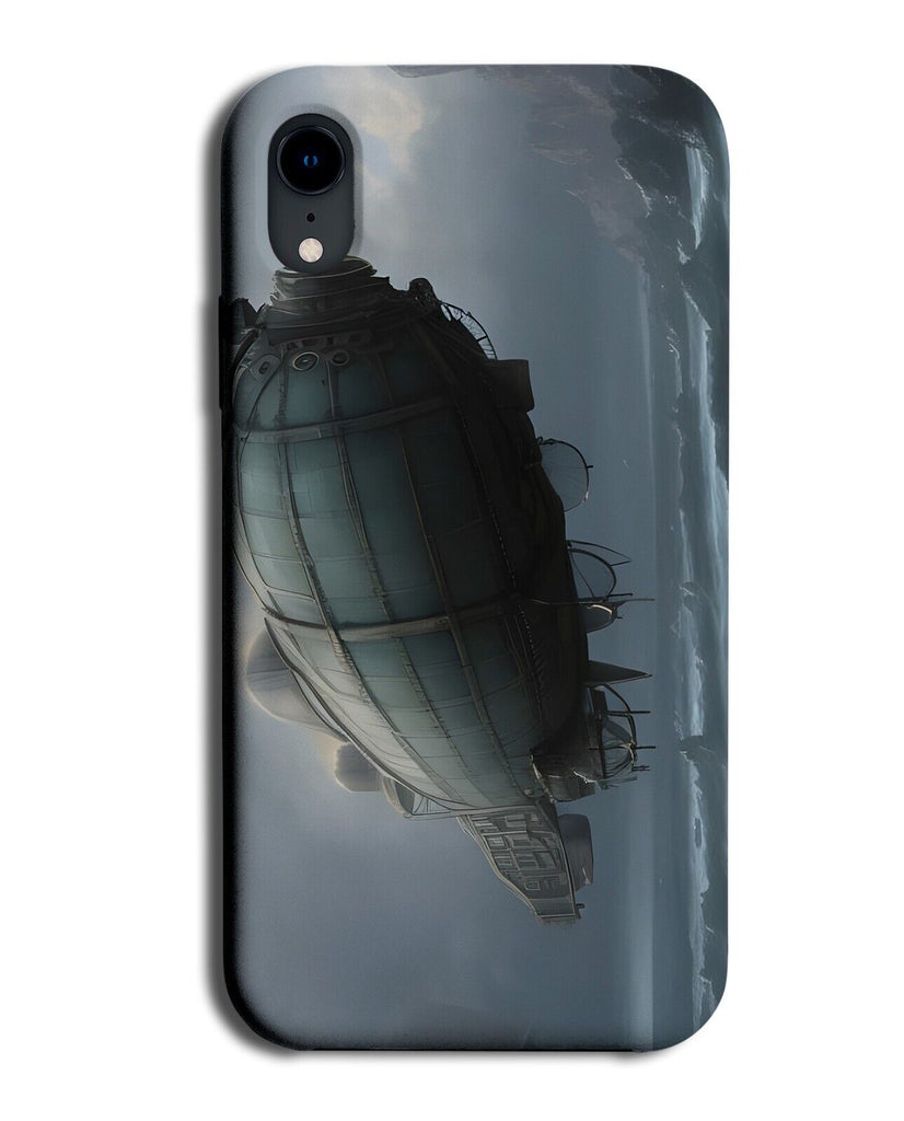 Flying Cyber Punk Blimp Phone Case Cover Blimps Cyberpunk Style Steam Sky CX15