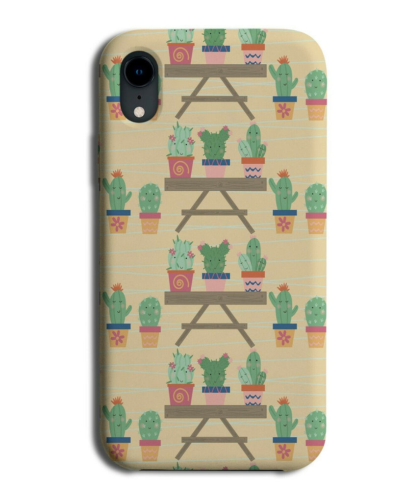 Light Peach Orange Coloured Cactus Plant Pot Phone Case Cover Flower E961