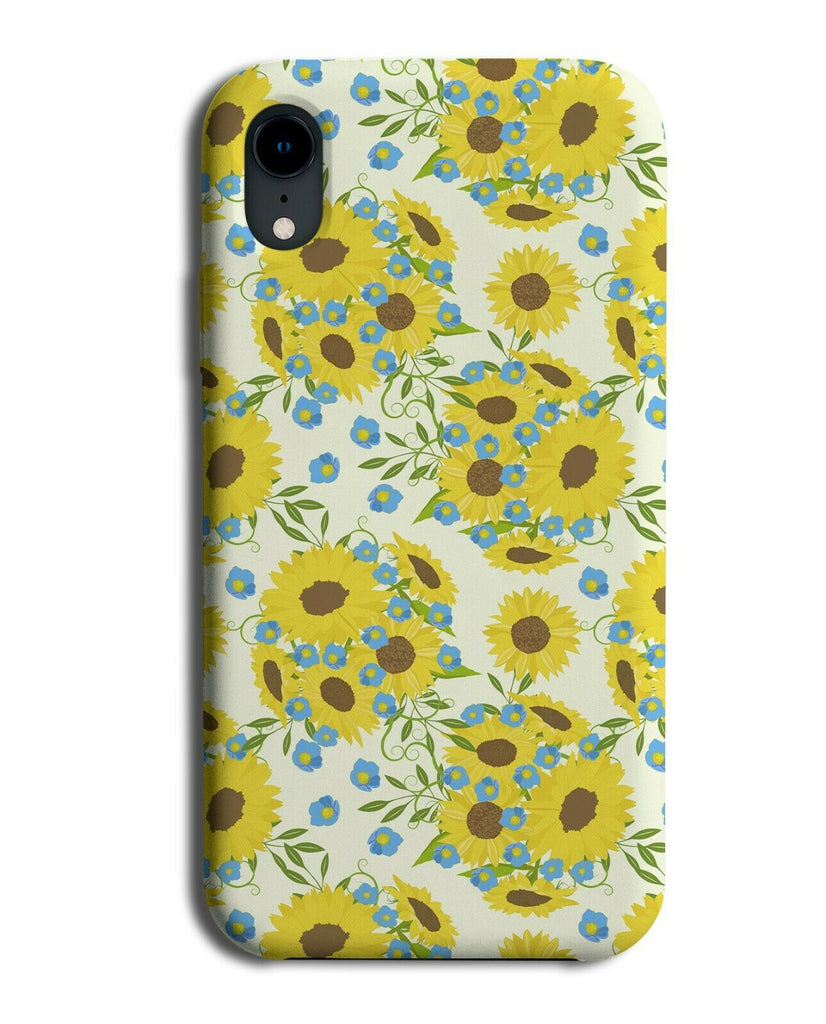 Sunflower Phone Case Cover Sunflowers Flowers Floral Pattern Painting Print F913