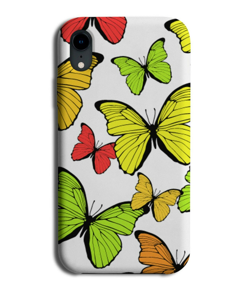 Colourful Kids Butterfly Phone Case Cover Butterflies Childrens Multicolour E921