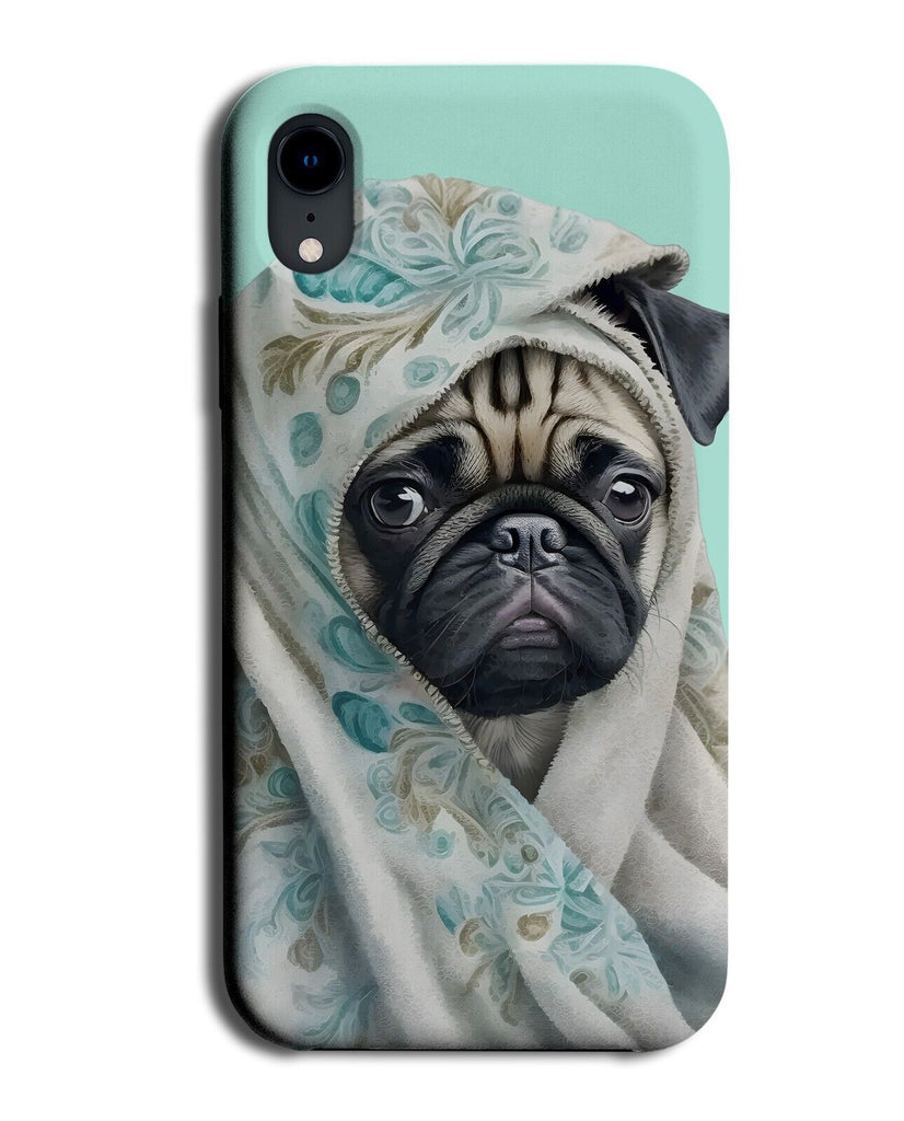 Funny Lazy Pug Phone Case Cover Duvet Day Pugs Dogs Dog In Blanket Cute CX77