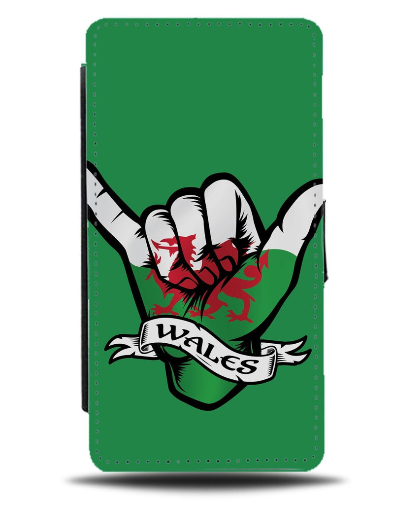 Wales Dude Flip Wallet Case Mens Mans Welsh Flag Novelty Design Funny David DG53