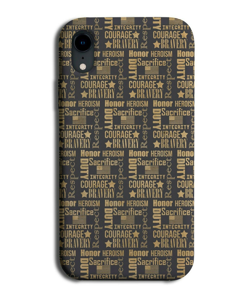 Vintage Army Quotes Phone Case Cover Words Wording Quote Cadet Cadets G560