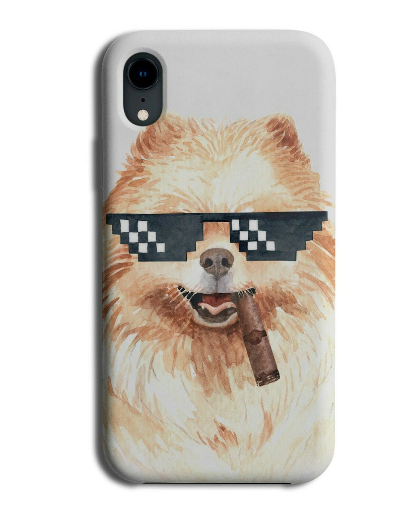 Thug Life Pomeranian Phone Case Cover Sheep Dog Funny Gangster K599
