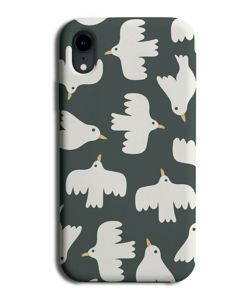 Flying White Doves Phone Case Cover Dove Seagull Seagulls Bird Birds F609