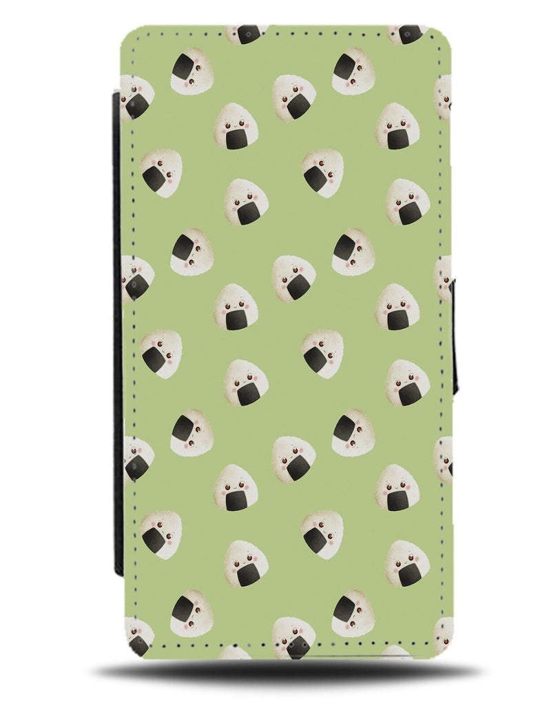 Sushi Rice Flip Wallet Case Funny Gift Sushis Lover Japanese Food Style DG10