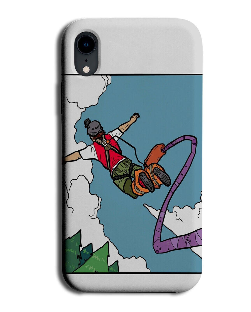 Bungee Jumper Phone Case Cover Illustration Jumping Cord Extreme Sports P301