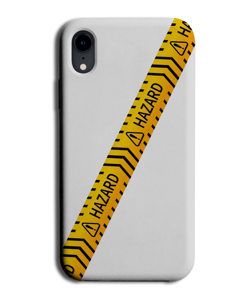 Hazard Warning Tape Phone Case Cover Warnings Tapes Design Yellow Picture Q743