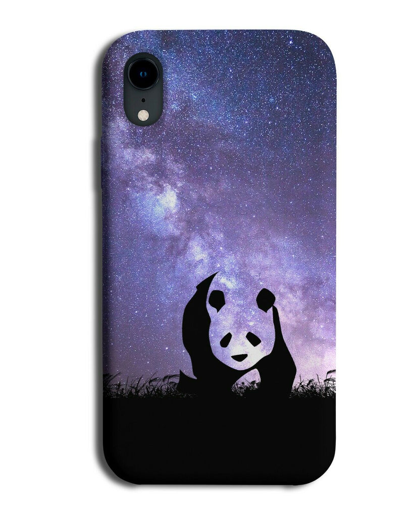 Panda Bear Phone Case Cover Giant Pandas Galaxy Moon Universe i218