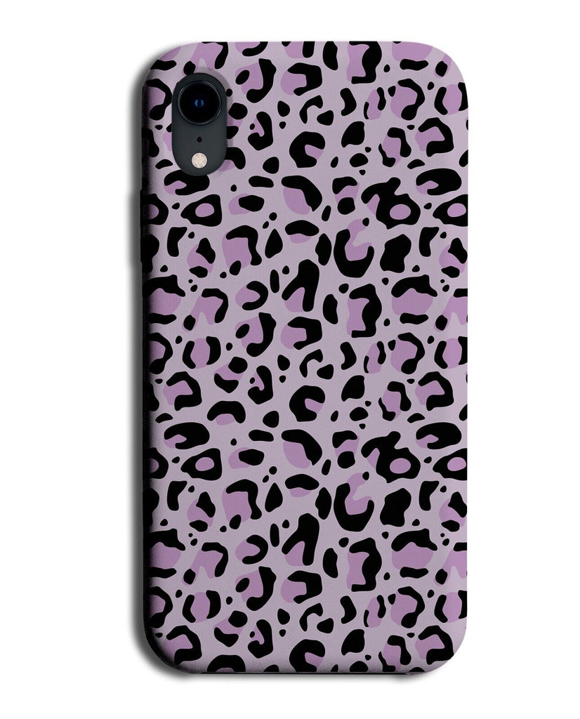 Purple Leopard Print Phone Case Cover Spots Cheetah Dots Animal Style Lilac BY07