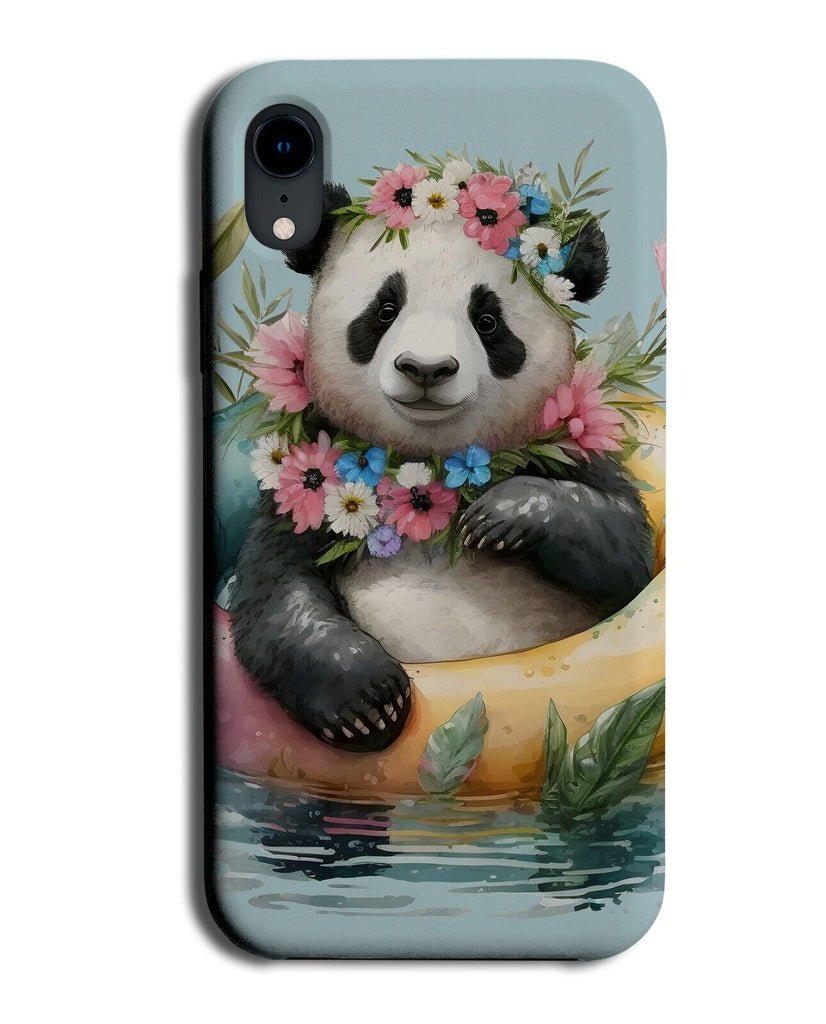 Panda On Vacation Phone Case Cover Funny Pandas Picture Style Holidays Lol AH79