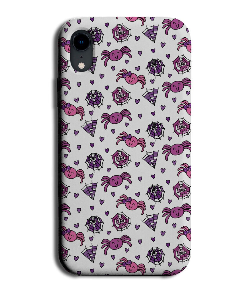 Little Girls Halloween Style Pink Phone Case Cover Spiders Girl Kids Spider LP06