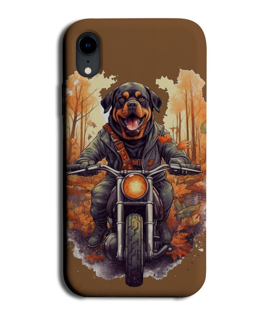 Rottweiler Biker Phone Case Cover Motorbike Motorbikes Biking Dog Dogs CM67