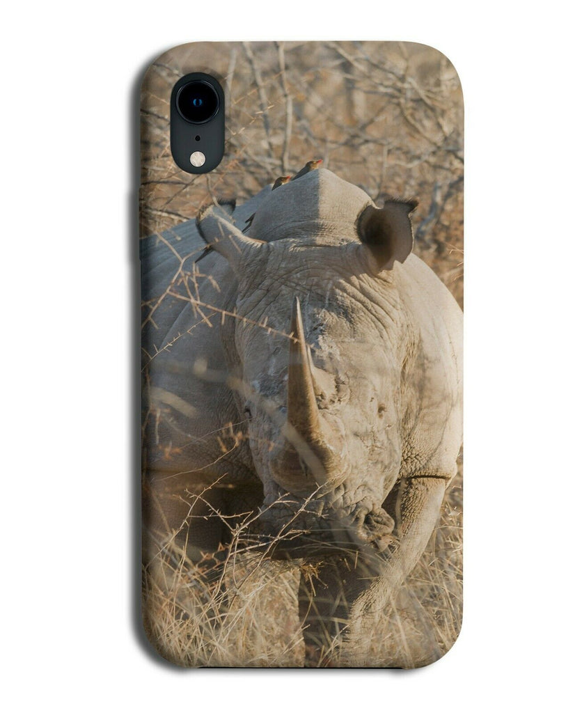 Picture Of A Rhino In The Bushes Phone Case Cover Rhinoceros Rhinos H911