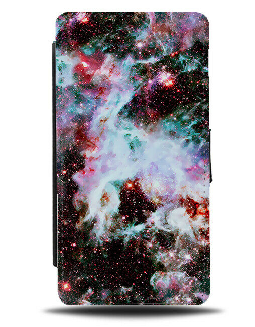 Abstract Space Picture Flip Wallet Case Psychedelic Design Hypnotically G372