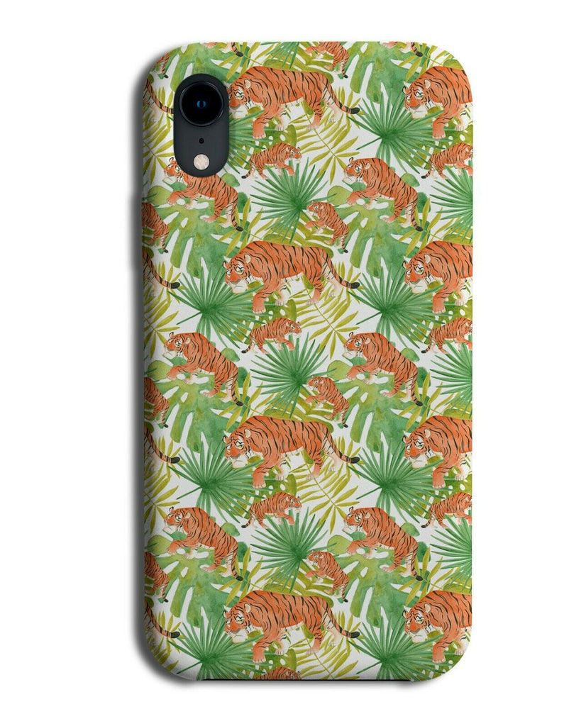Tiger Pattern Phone Case Cover Patterned Design Tigers Jungle Animal E712
