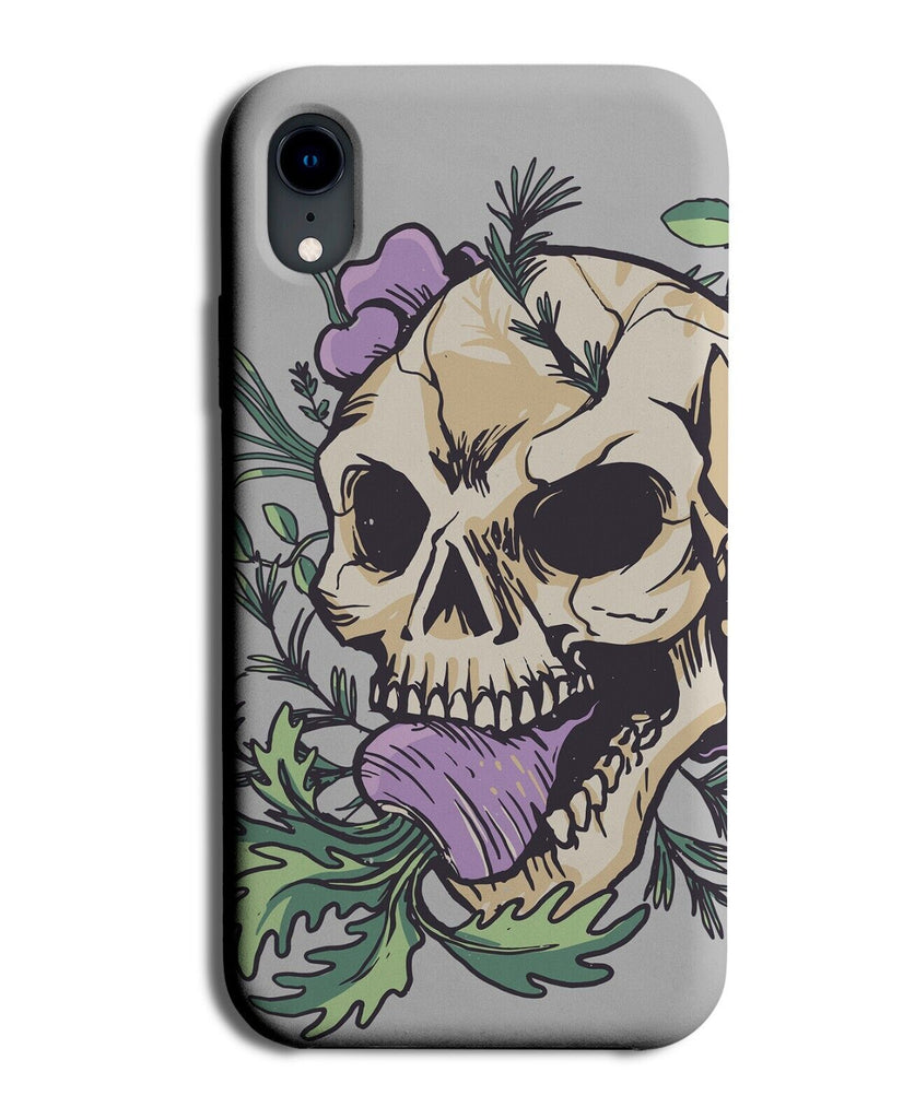 Turnips Skull Head Phone Case Cover Funny Gothic Turnip Skeleton Purple P188