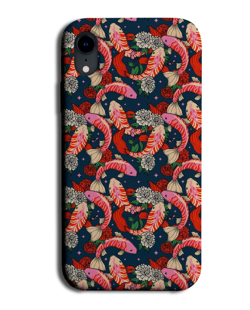 Red and Pink Koi Fish Phone Case Cover Japanese Japan Asian Kois Fishes BG89
