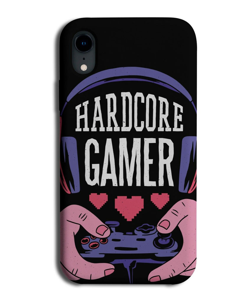 Hardcore Gamer Phone Case Cover Lives Hearts Funny Obsessed Video Games J432