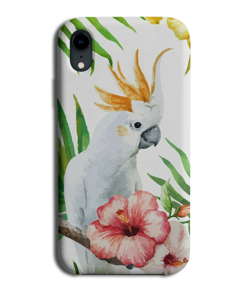 Amazon Jungle Cacatoo Birds Phone Case Cover Bird Painting Picture Stylish H026