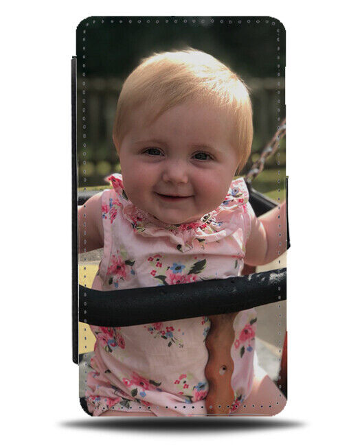 Personalised Flip Wallet Phone Cover Case With Your Own Image Printed On It