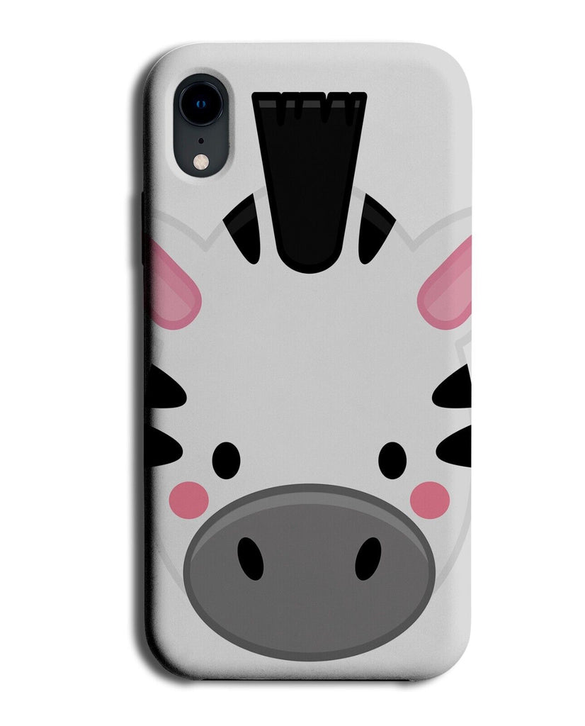 Children's Zebra Animal Phone Case Cover Zebras Face Kids Child's Cartoon Q484S
