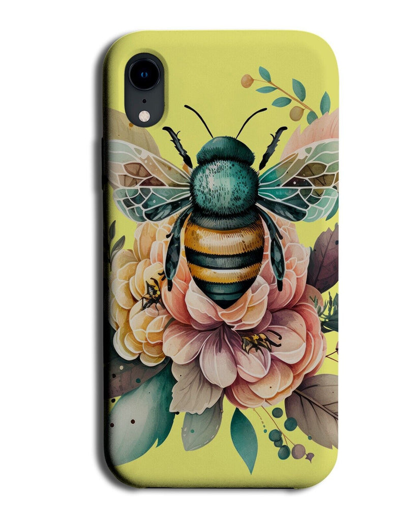 Wasp On Flower Oil Painting Phone Case Cover Water-Color Bee Bees Style AZ72