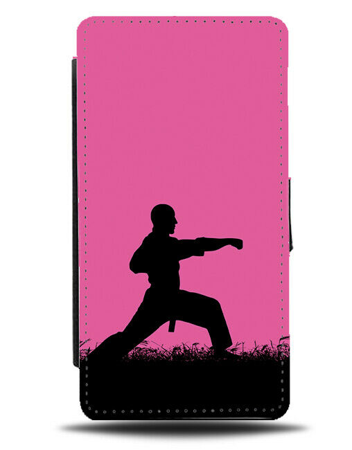 Judo Flip Cover Wallet Phone Case Martial Arts Taekwondo Present Hot Pink i616