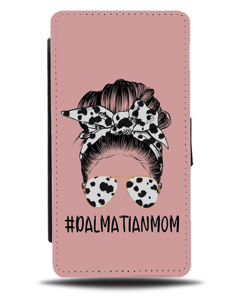 Funny Dalmatian Mom Flip Wallet Case Dalmation Dog Spots Owner Pet Girls BG16