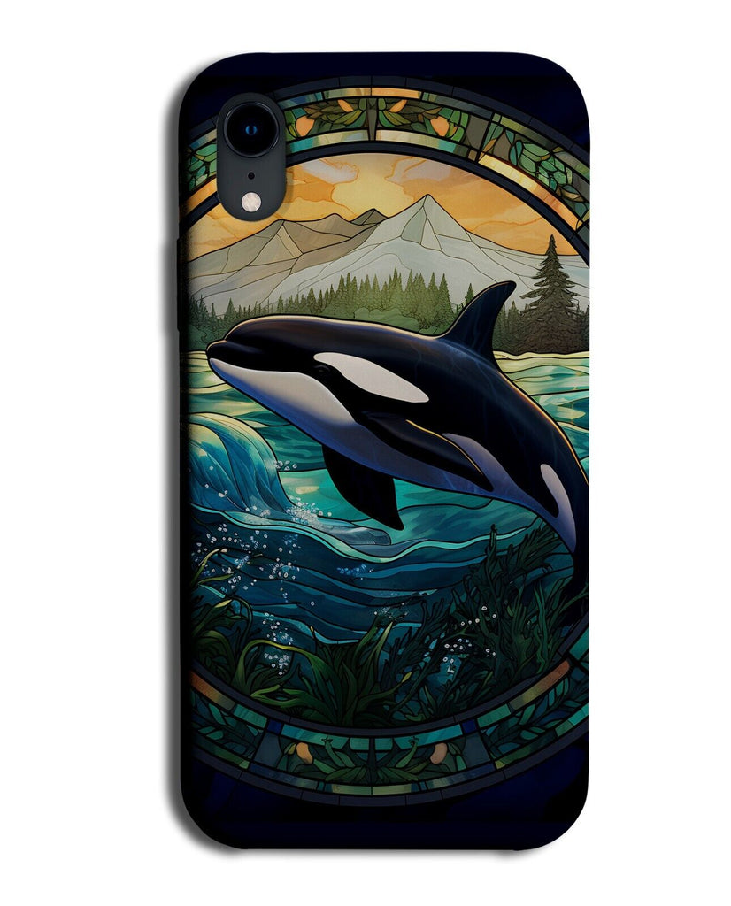 Killer Whale Emblem Design Phone Case Cover Logo Badge Orca Orcas Whales DF95