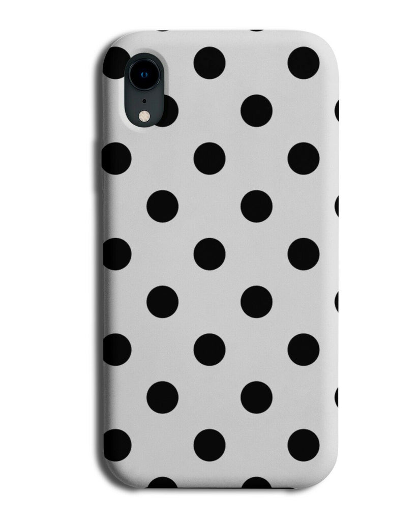 White and Black Spots Phone Case Cover Spotted Dots Spotty Print Retro i522