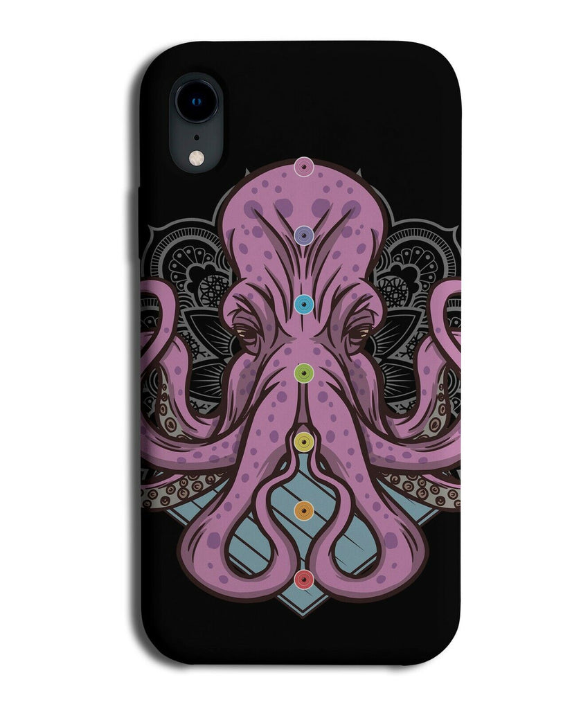 Tribal Octopus Design Phone Case Cover Photo Chakras Spiritual Chakra J859