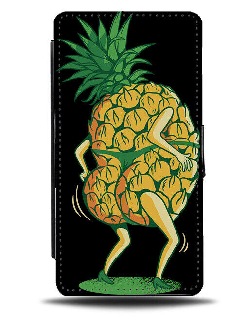 Sexy Pineapple In Thong Flip Wallet Case Thongs Underwear Lingerie Rude K032