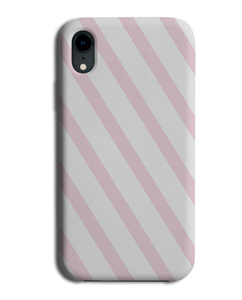 White and Baby Pink Stripes On Phone Case Cover Stripes Pattern Design i804