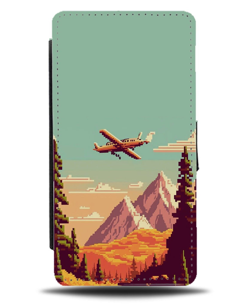 Vintage Video Games Planes Flip Wallet Case Pilot Plane Airplane Jet Retro CK01
