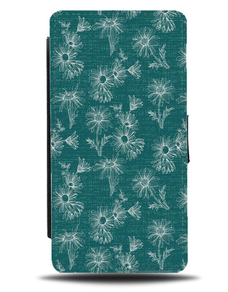 Dandelion Art Print Flip Wallet Case Dandelions Flower Flowers Dark Daisy AI20