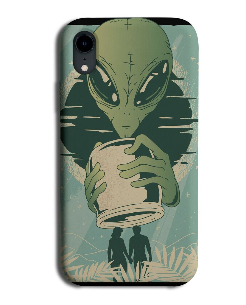 Humans In A Jar Phone Case Cover Aliens Protector Aliens Human Silhouette i922