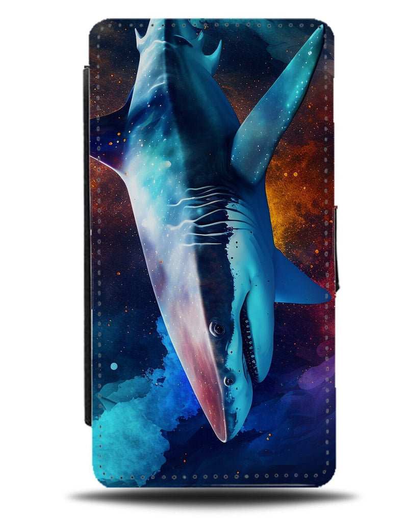 Great White Shark Photograph Flip Wallet Case Picture Photo Image Artwork BA73