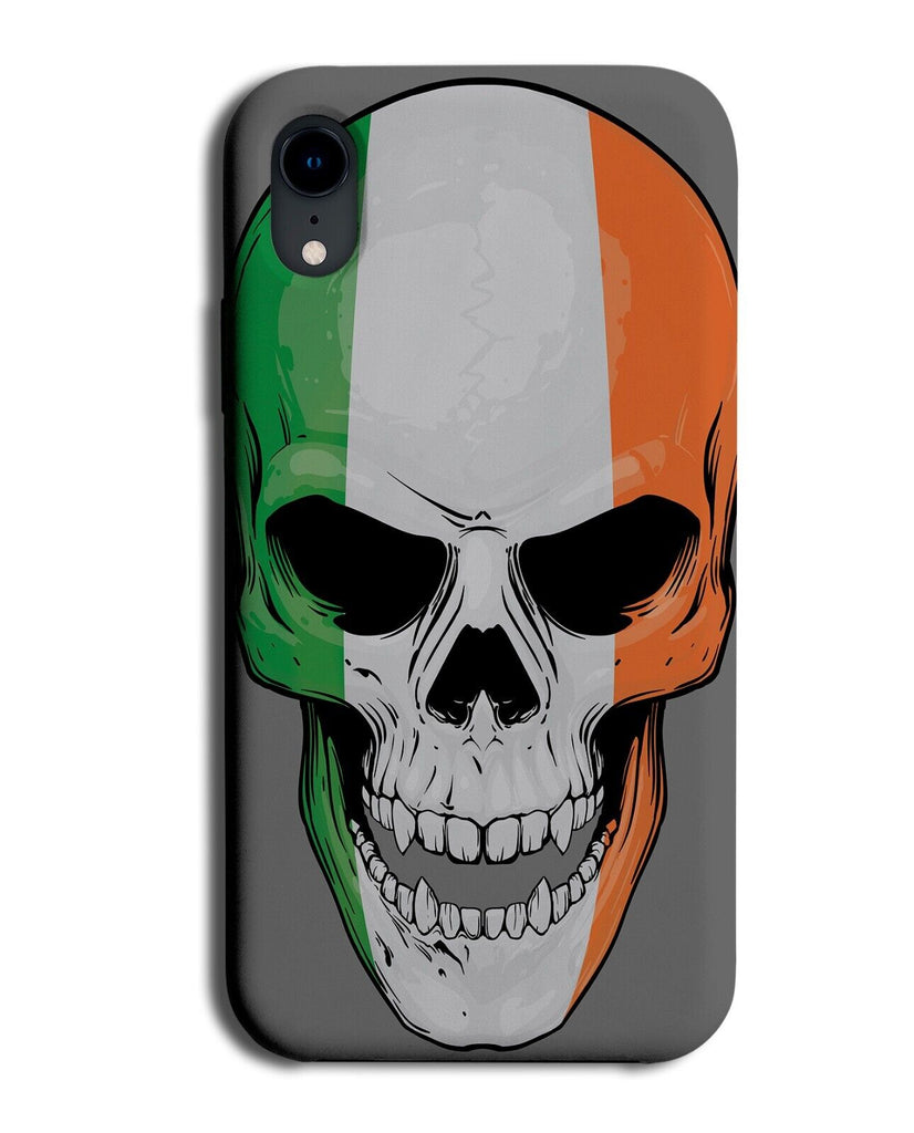 Irish Flag Skull Phone Case Cover Ireland Colours Skeleton Novelty Theme DD21