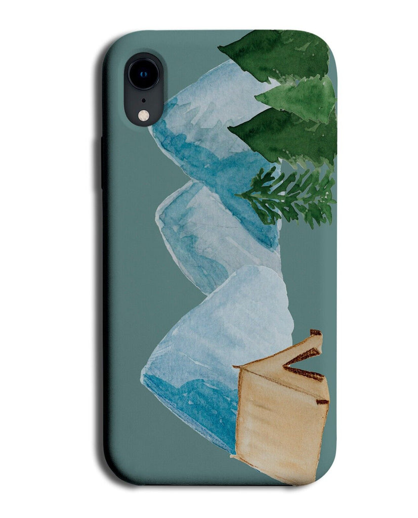 Camping Watercolour Art Phone Case Cover Camp Camps Tents Mountains Nature Q526E