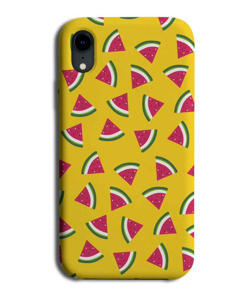 Dark Yellow Watermelon Slices Phone Case Cover Watermelons Cartoon Fruit F072