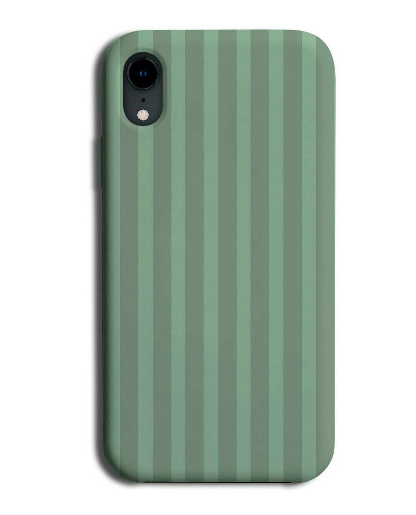 Dark Green and Light Striped Phone Case Cover Stripes Pattern Vertical F509